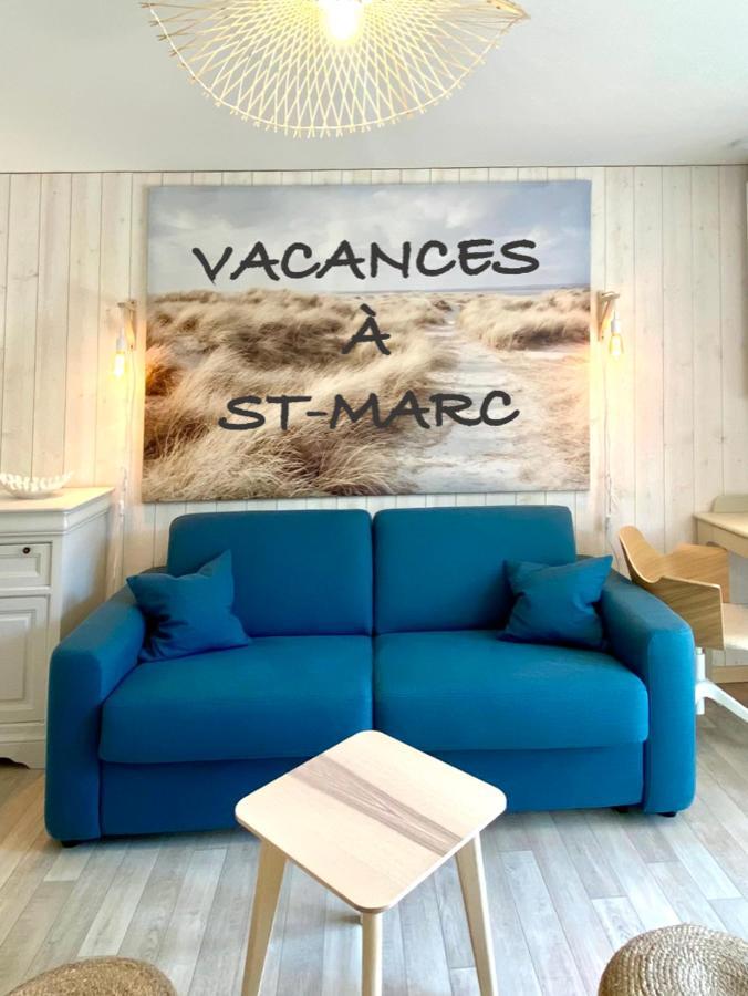 Appartement T2 , Bord De Mer, Acces Direct Plage Сен-Назар Екстериор снимка